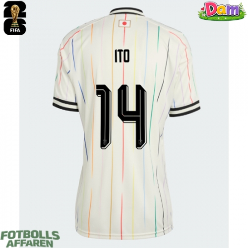 Japan Junya Ito #14 Bortatröja Kvinnor VM 2026 Kortärmad